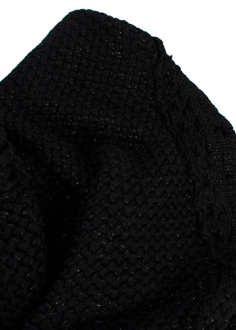 Andrew GN Black Sparkle Cardigan