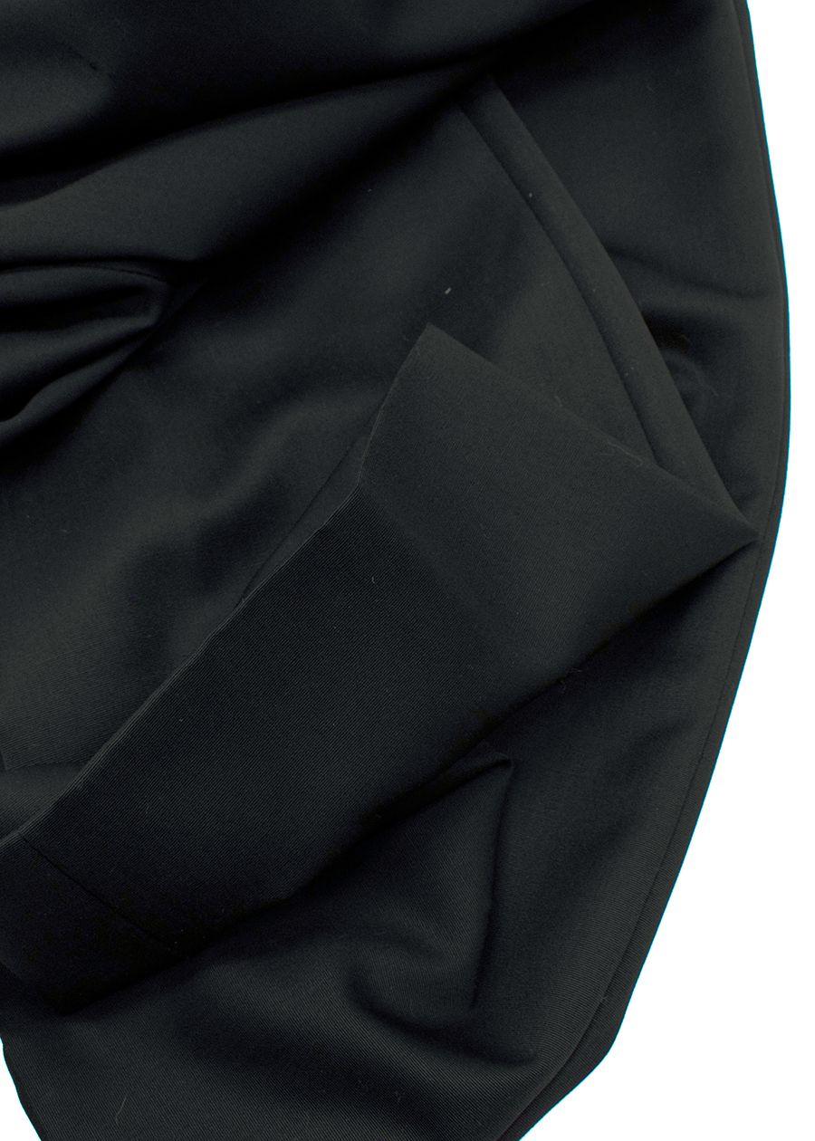 Black Straight Leg Trousers