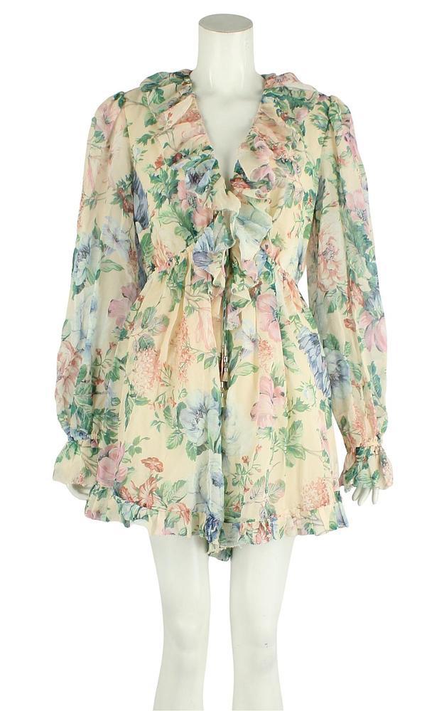 Verity Floral-print Georgette Playsuit