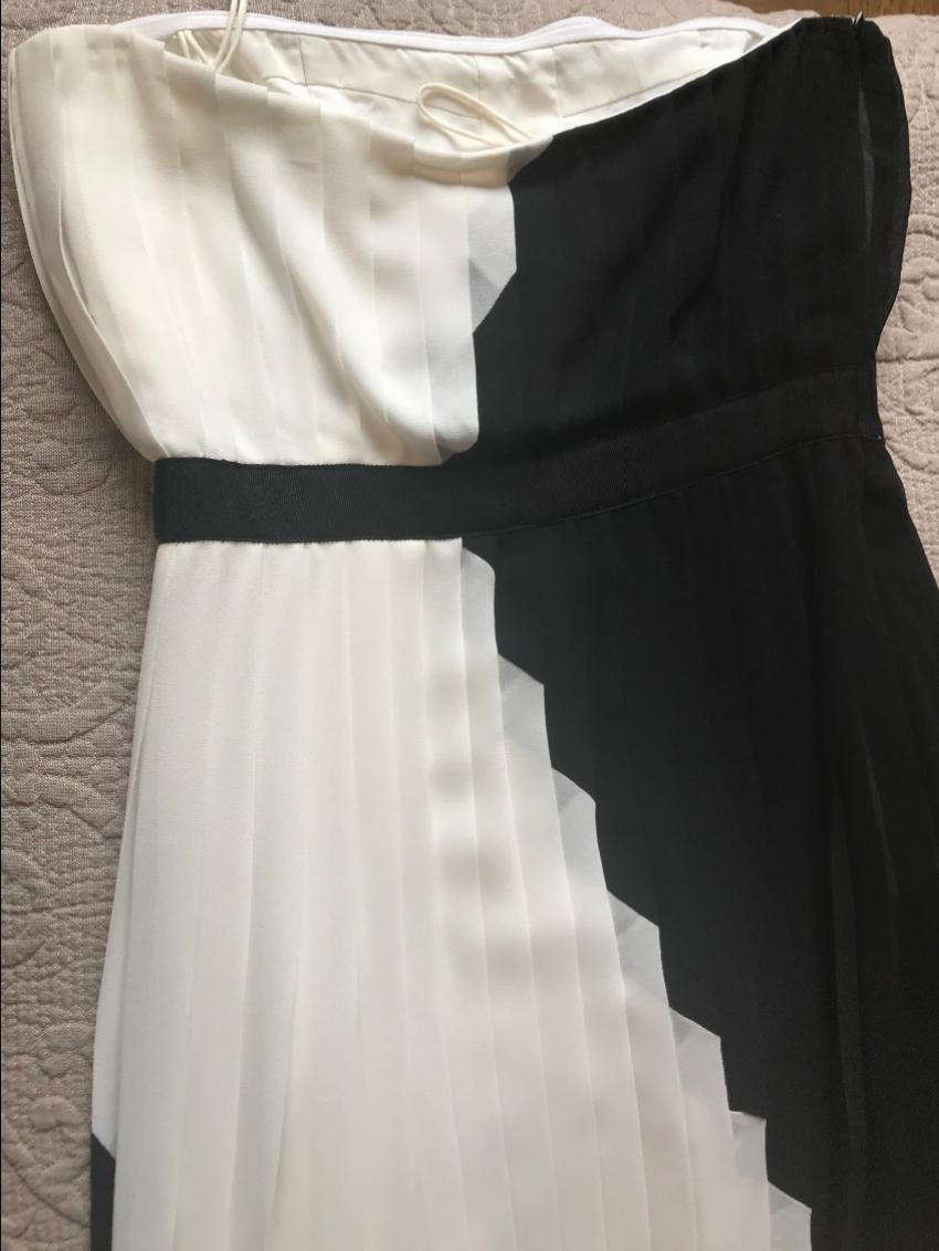 Paul Smith Black Label Pleated Chiffon Gown