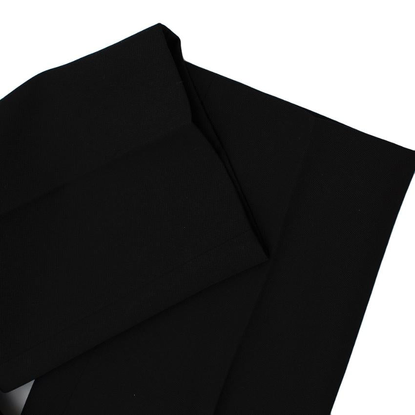 Balenciaga Black Single Button Detail Trousers