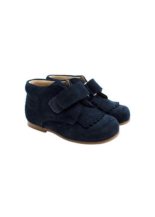 Blue Suede Velcro shoes