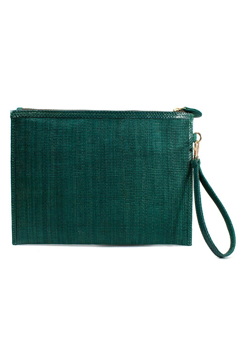 Ilha Green Letizia Aquamarine Pouch