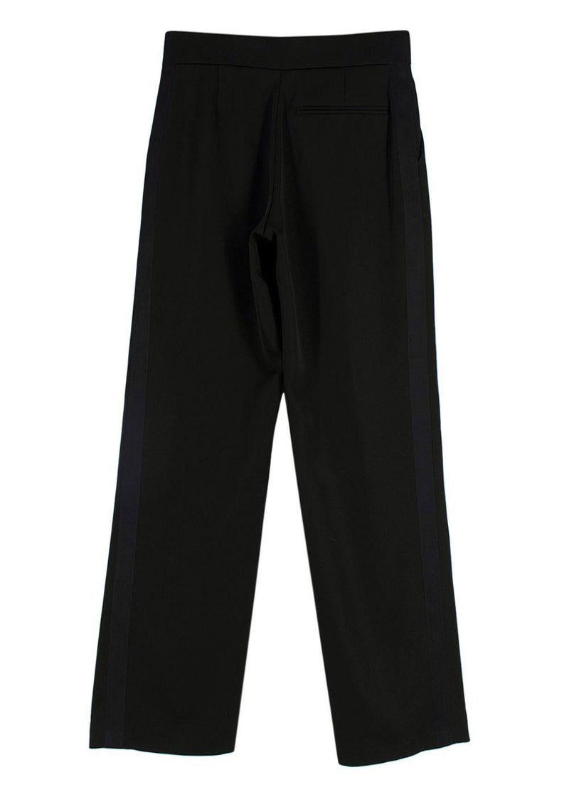 Loewe Black Satin Tailored Trousers