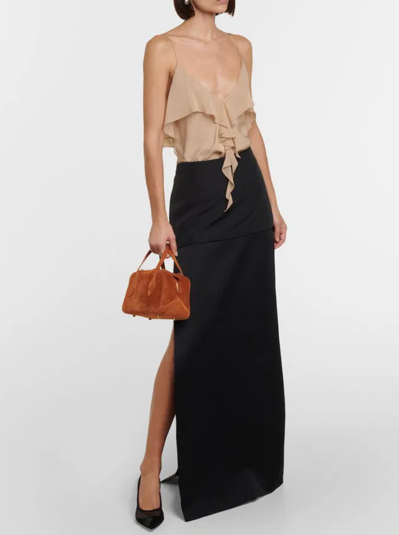 Khaite Saxon Maxi Skirt