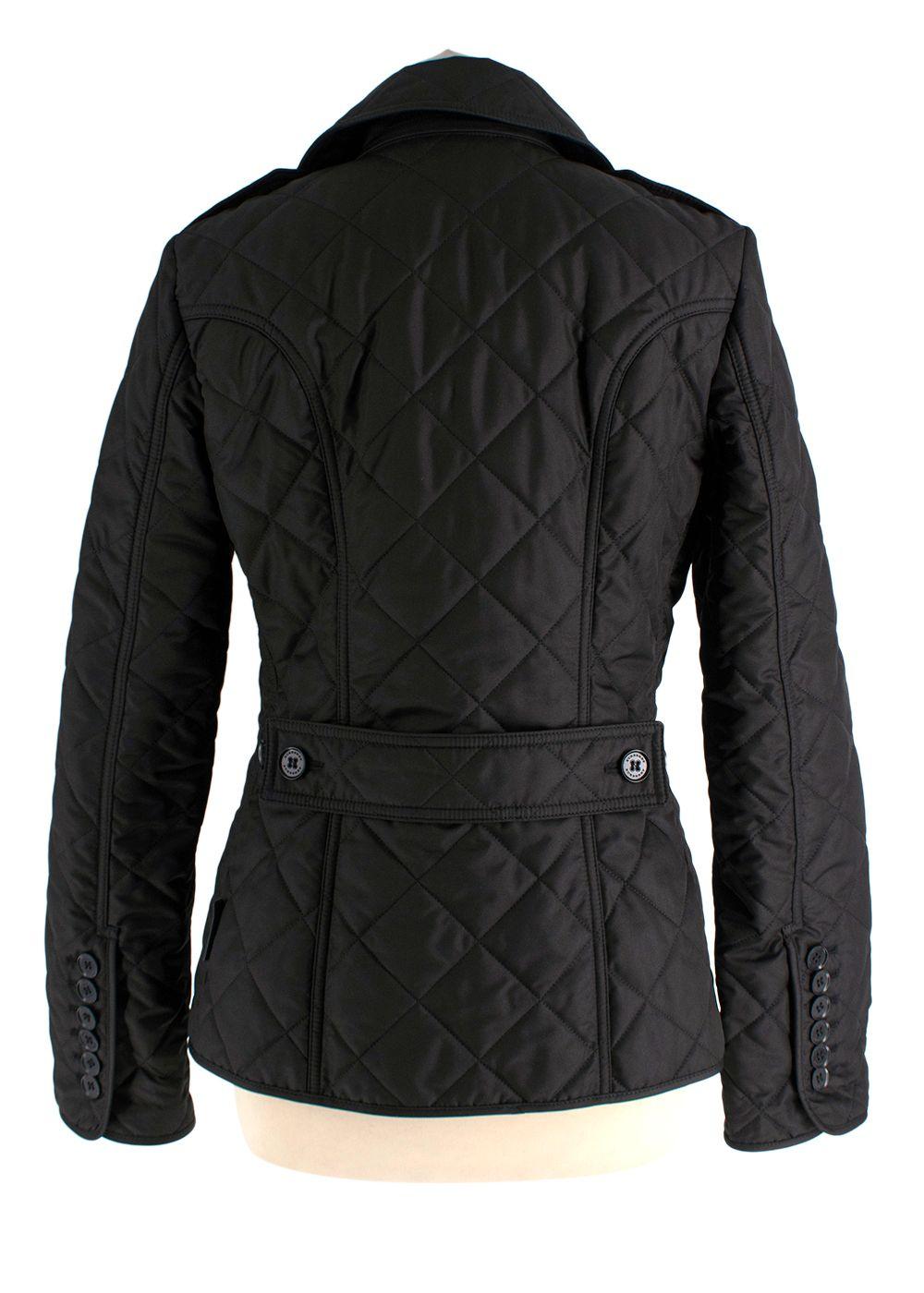 Burberry Black Quilted Jacket