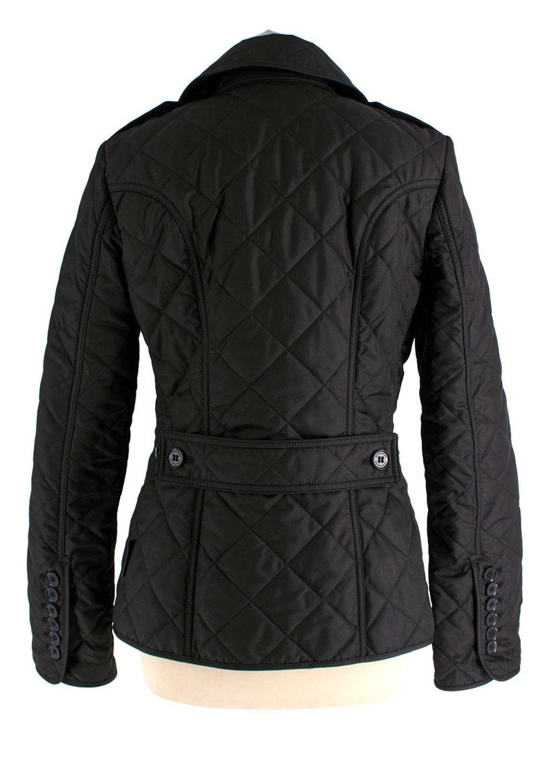 Burberry Black Quilted Jacket