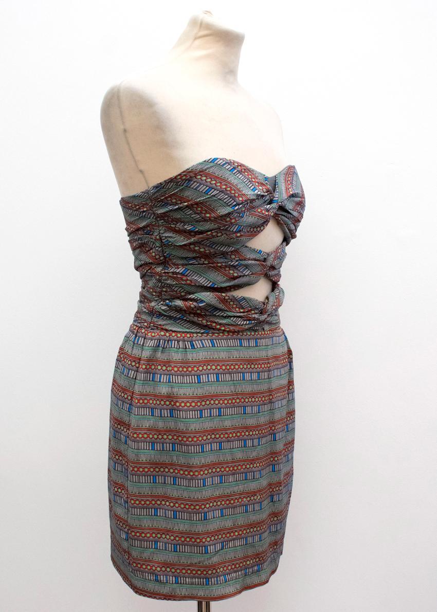Mara Hoffman Patterned Strapless Dress
