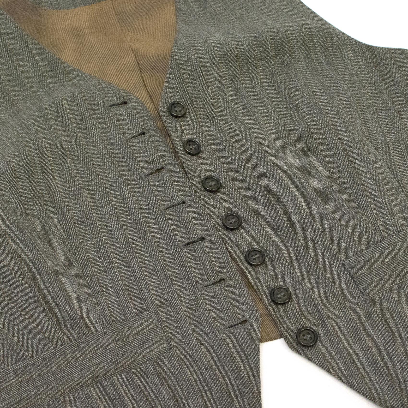 J Peterman Company Wool Blend Waistcoat