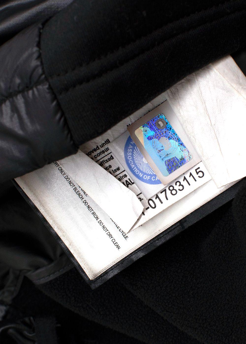 Canada Goose Black HyBridge® Lite Tech Longline Coat