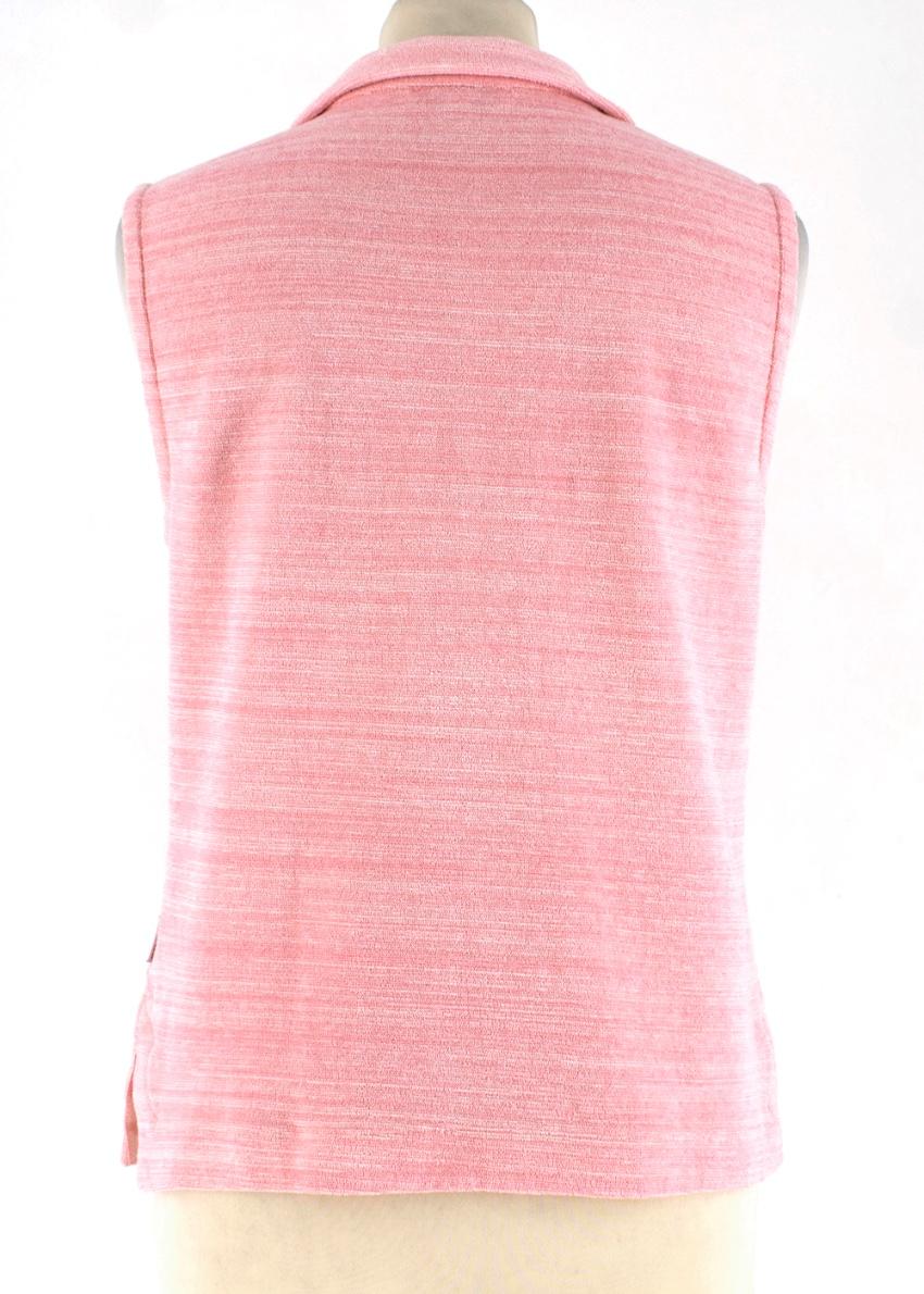 Orlebar Brown Pink Cotton Beach Top