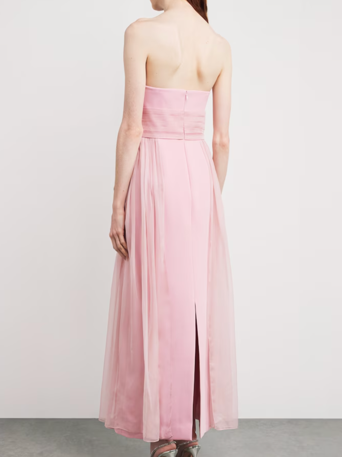 Sabina Bilenko Tulle Strapless Maxi Dress
