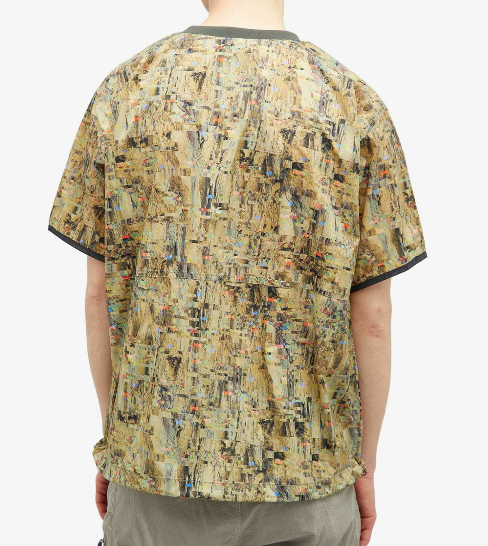 And Wander Printed Pertex Wind T-Shirt