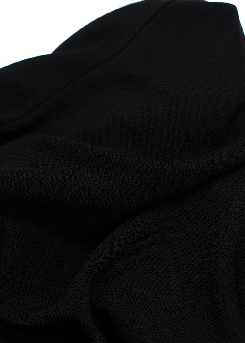 AREA Crystal Straps Black Catsuit