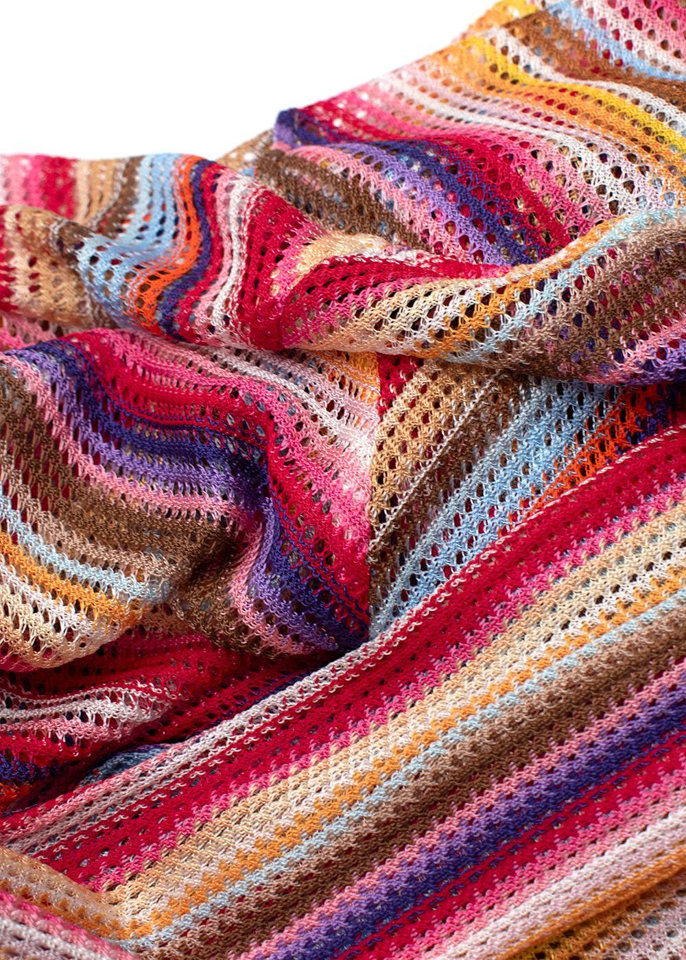 Missoni Crochet Multicoloured Maxi Cover Up Cardigan