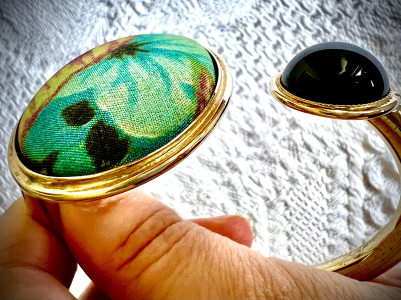 Tapestry Gold Tone Bangle Bracelet