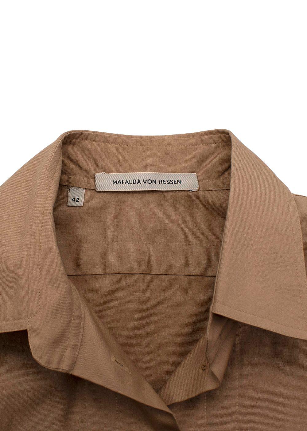 Tan Buttoned Shirt