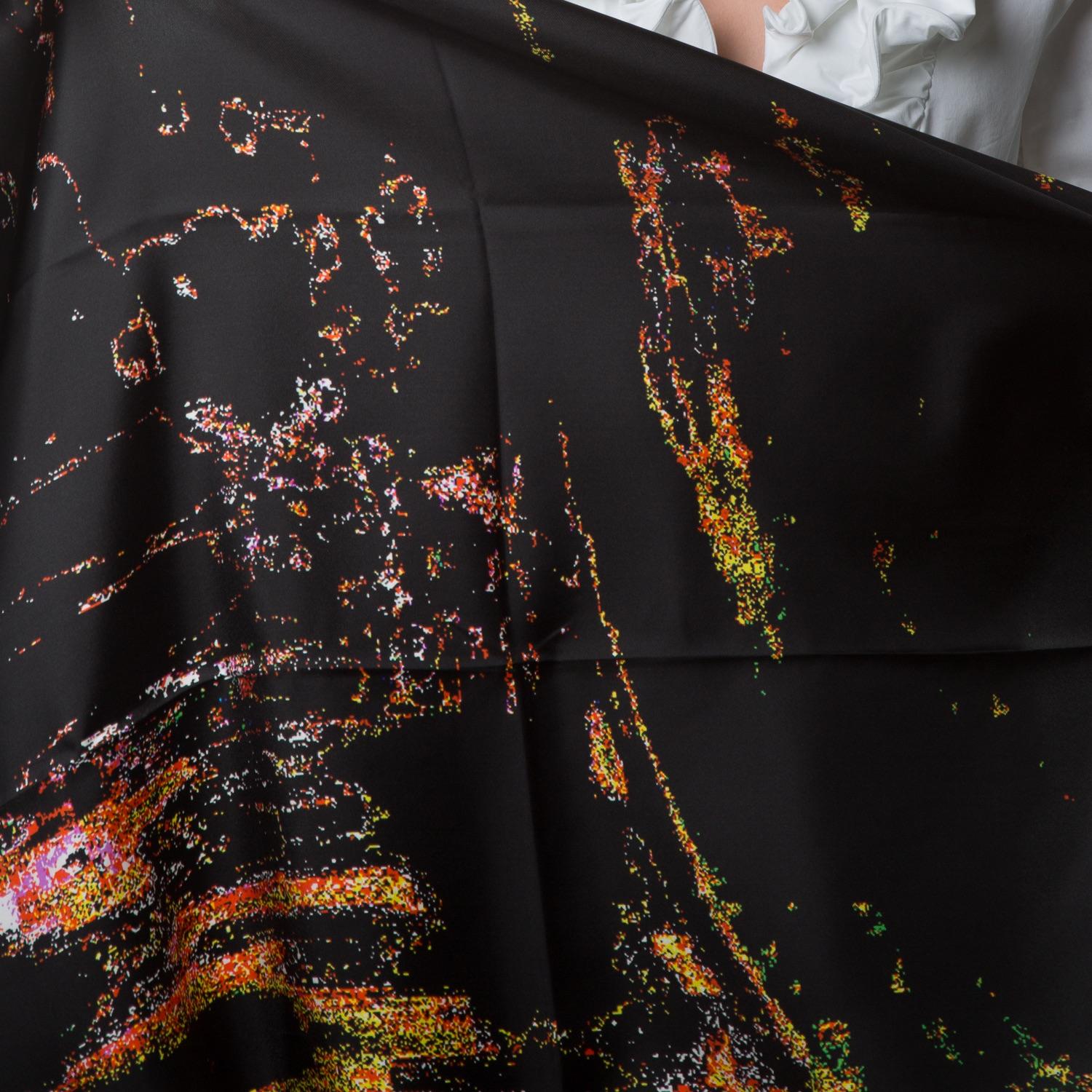 Rosemary Goodenough River Through A Curtain IX Scarf