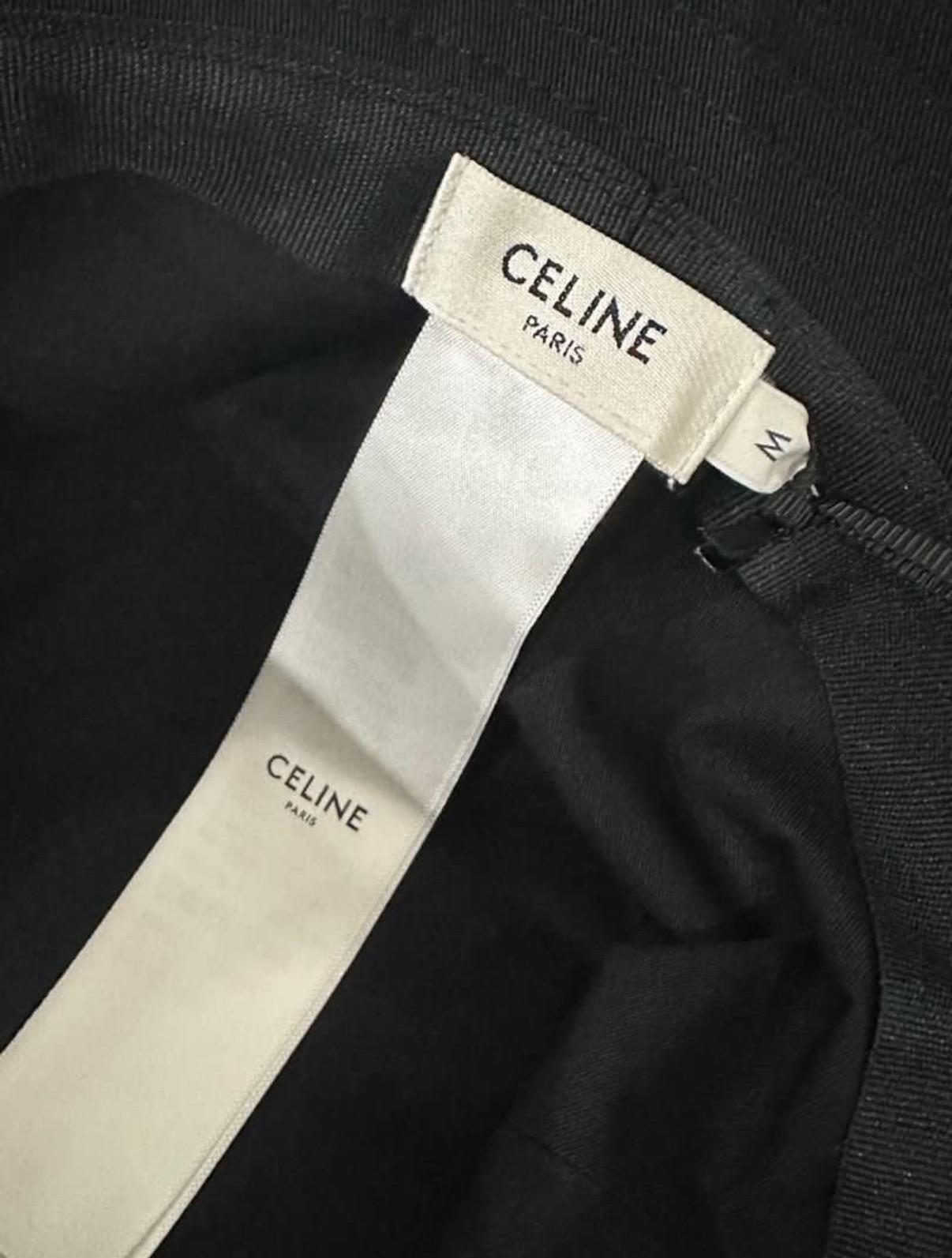 Celine Black Bucket hat