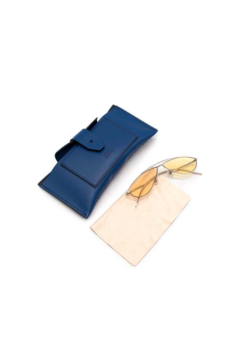 Yellow Cat-Eye Kujo Sunglasses