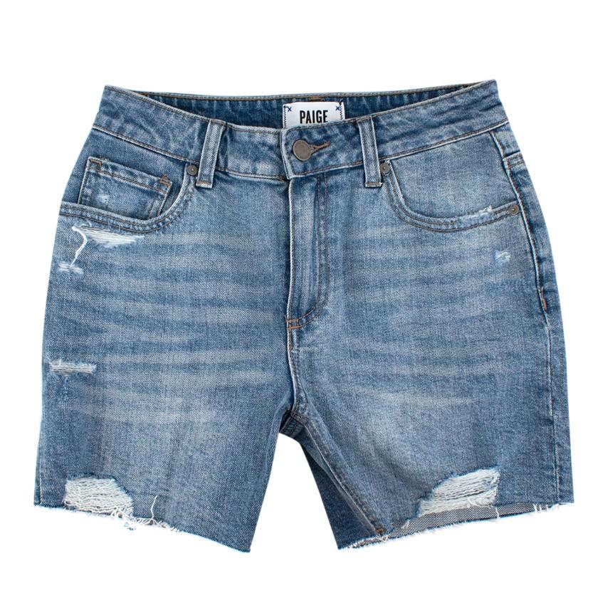 Paige Blue Denim Sarah Longline Shorts