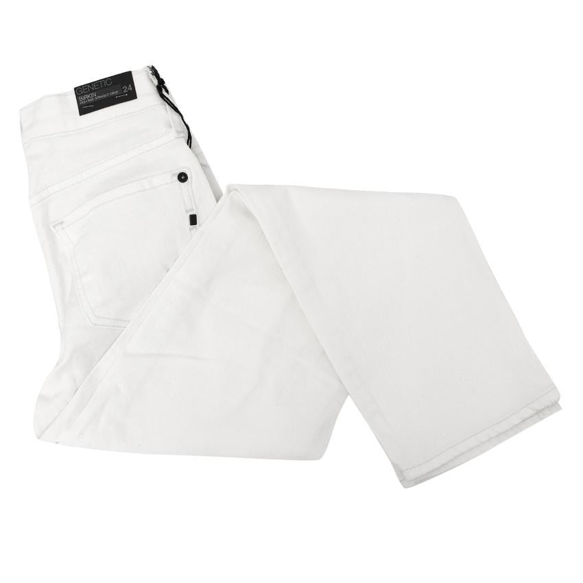 Genetic White Distressed Jeans