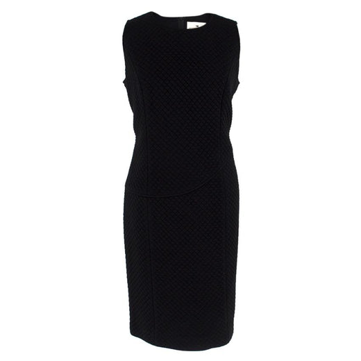 Peter Reinwald Black Quilted Sleeveless Dress