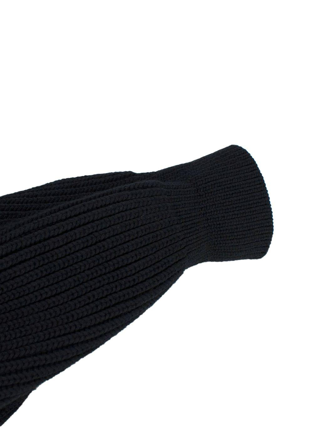 Alexander Wang Black Overlay Oxford  Knit Shrug Shirt
