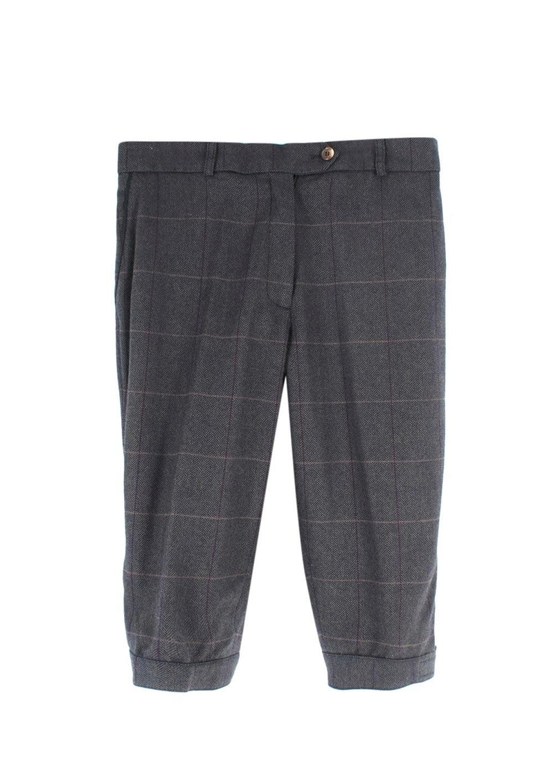 William and Son Grey Bransdale Herringbone Breeks