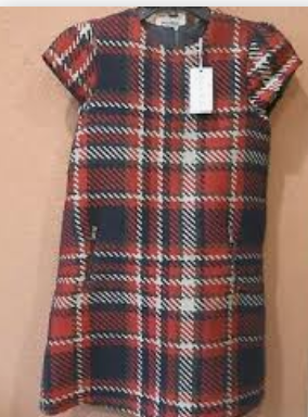Tartine Et Chocolat Tartan Shift Dress