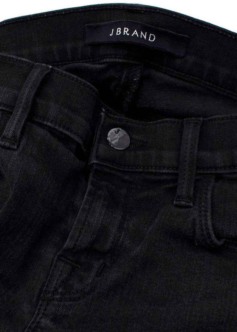Black Washed Skinny Leg Jeans