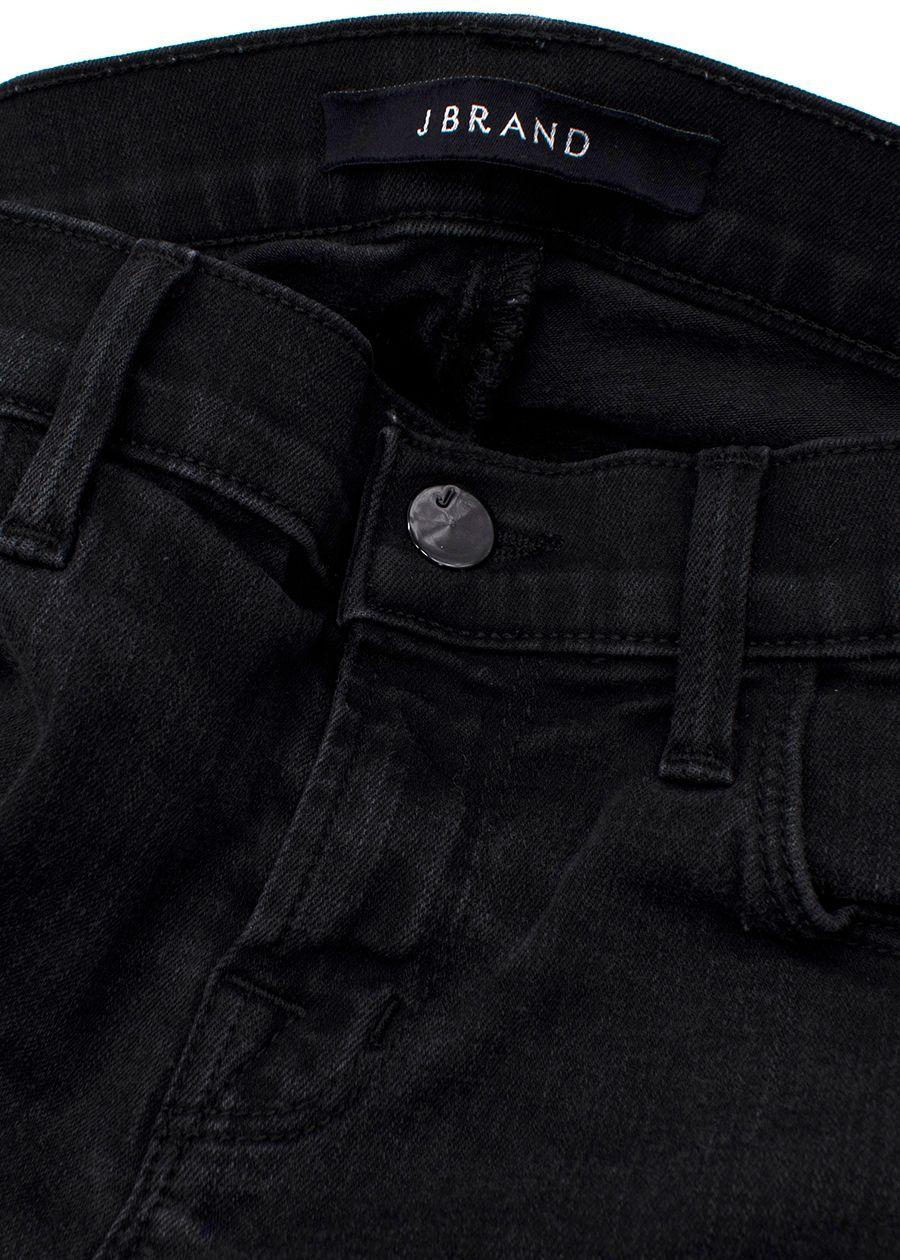 Black Washed Skinny Leg Jeans