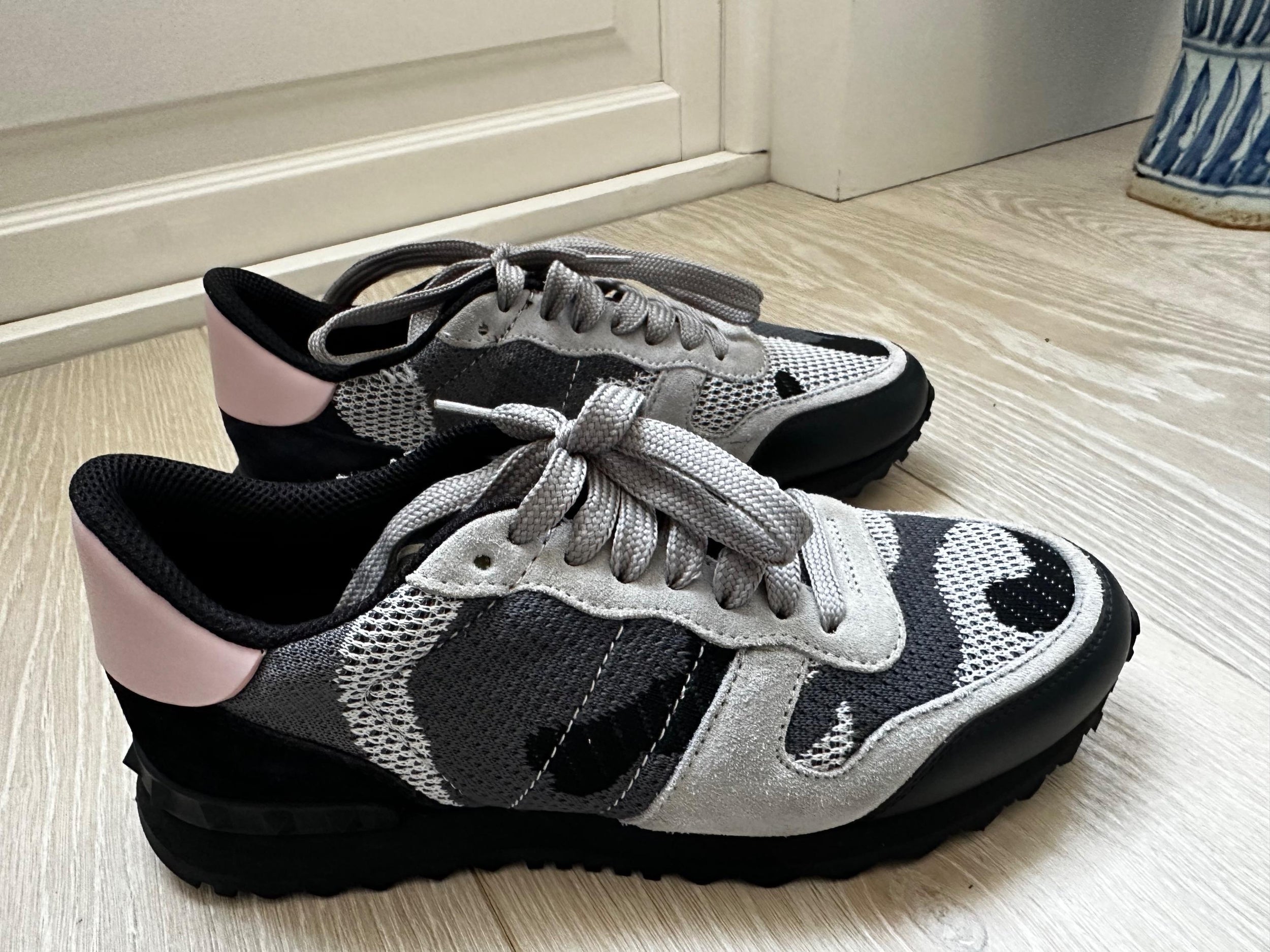 Camouflage Mesh Rockrunner Sneakers