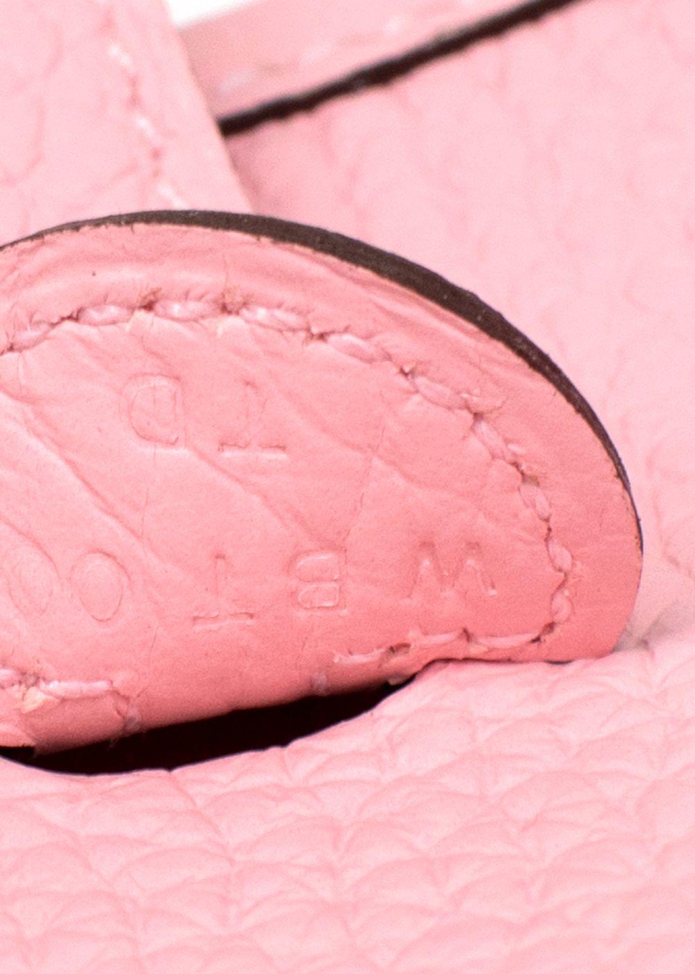 Hermes Mini Evelyn Rose Sakura with Palladium Hardware