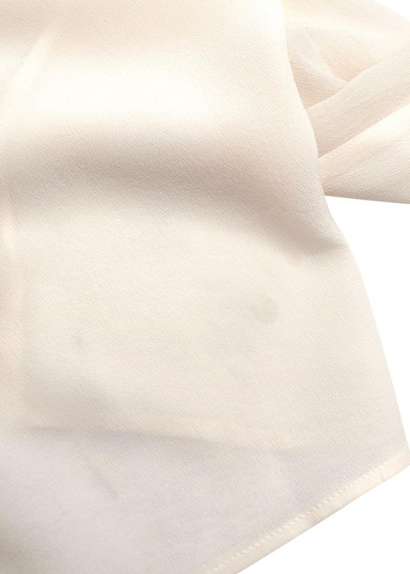 Tom Ford Cream Silk Crepe Shirt