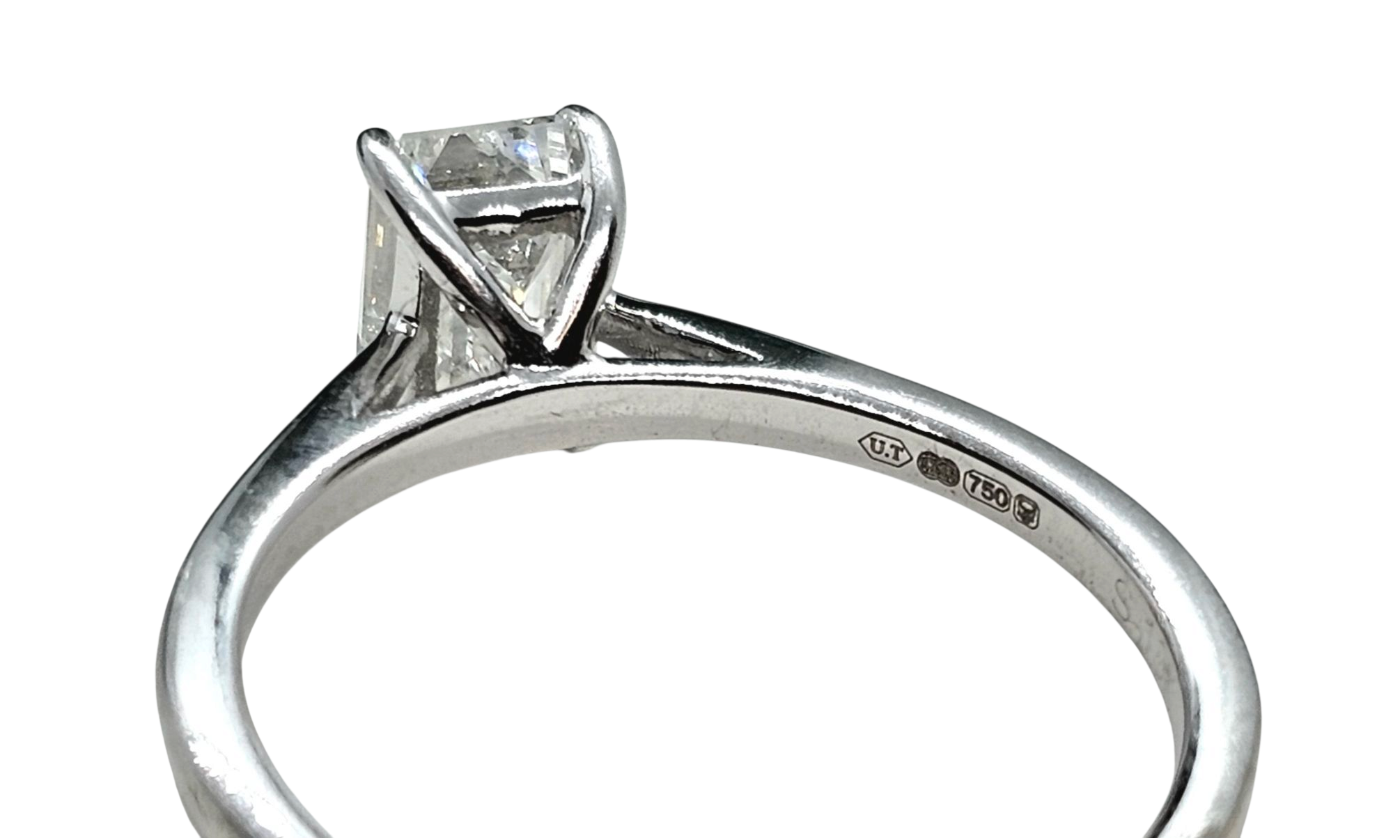 Bespoke Lab Grown White Gold 1 Carat Diamond Ring