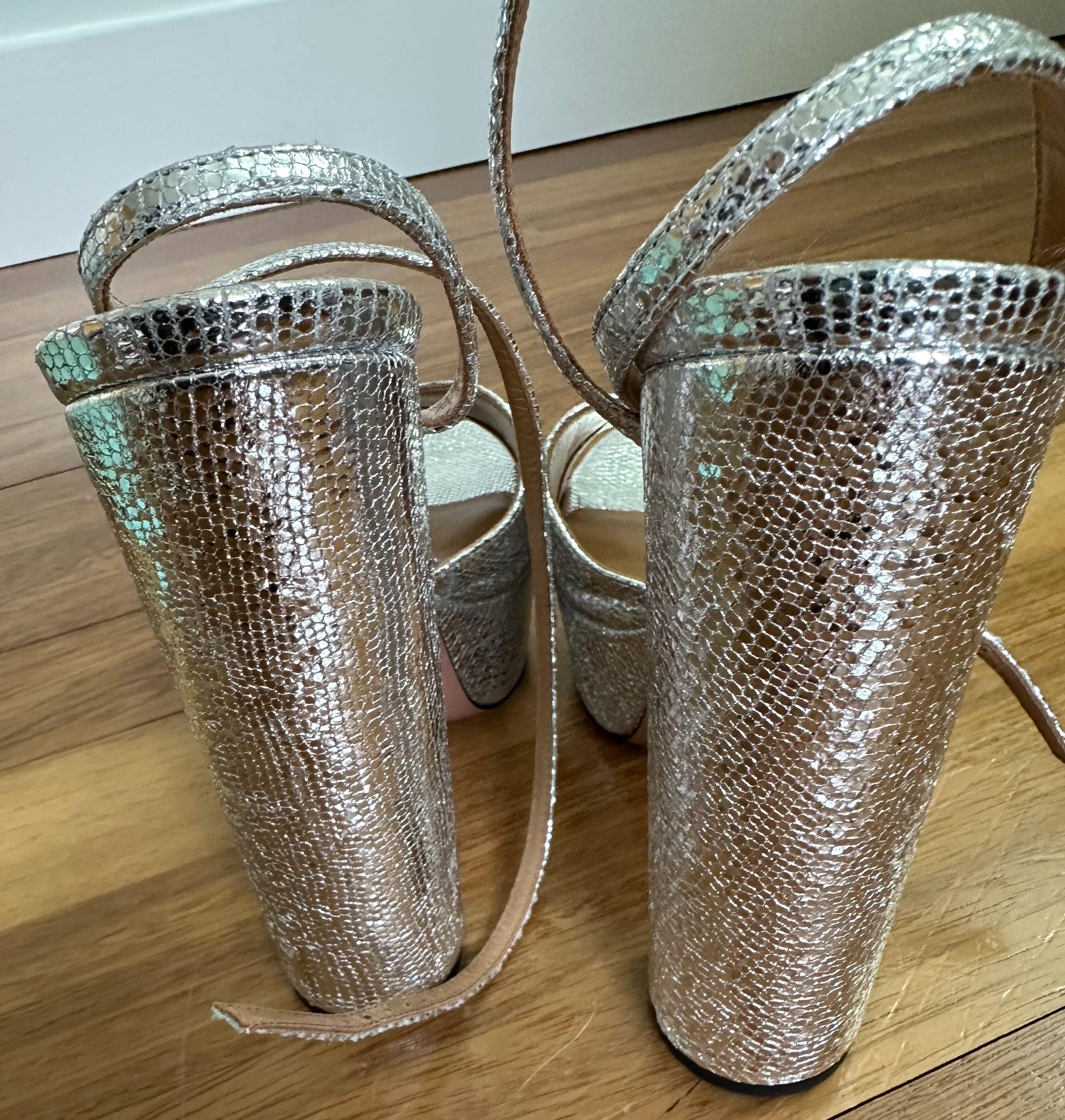 Silver Sinner 140 Sandals