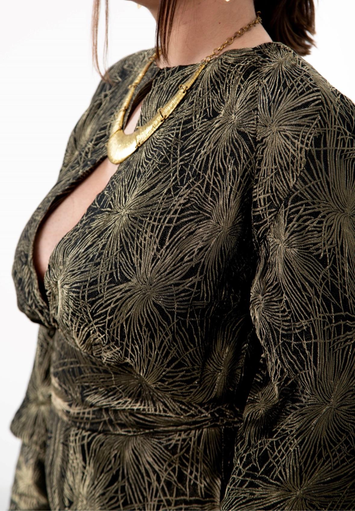 Saint Laurent Silk Blend Mini Dress
