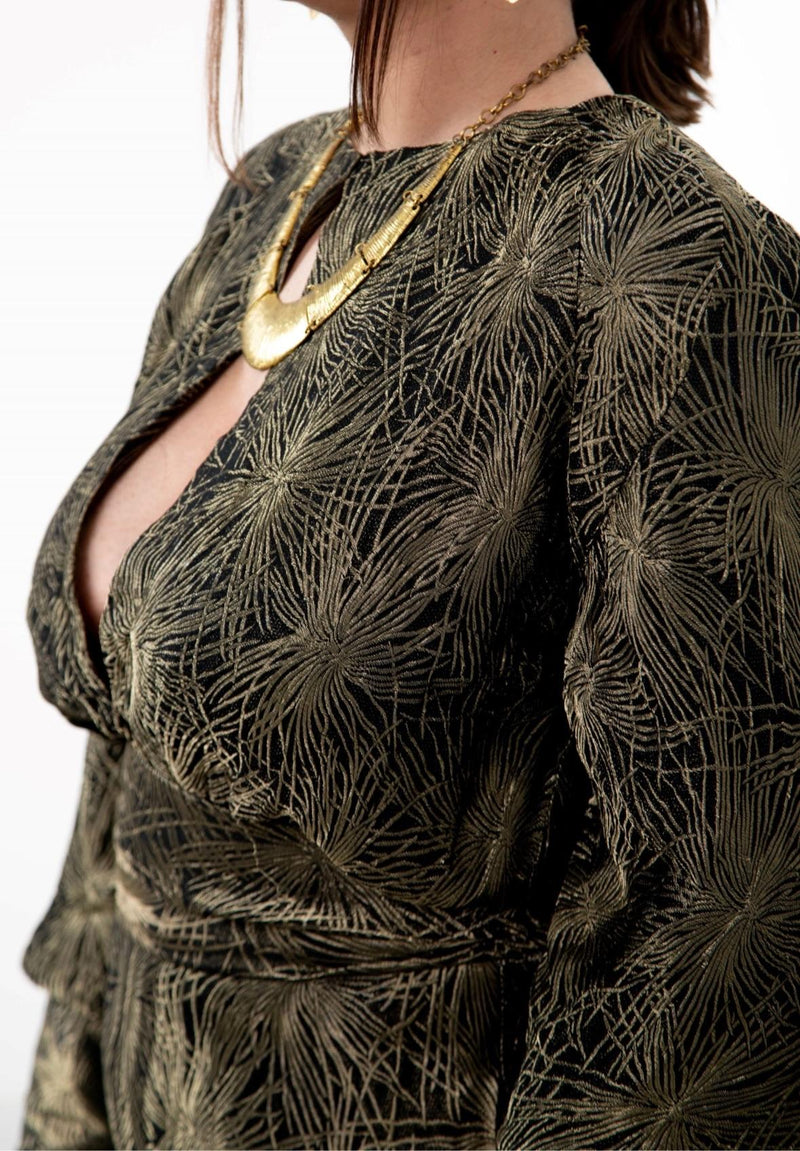Saint Laurent Silk Blend Mini Dress