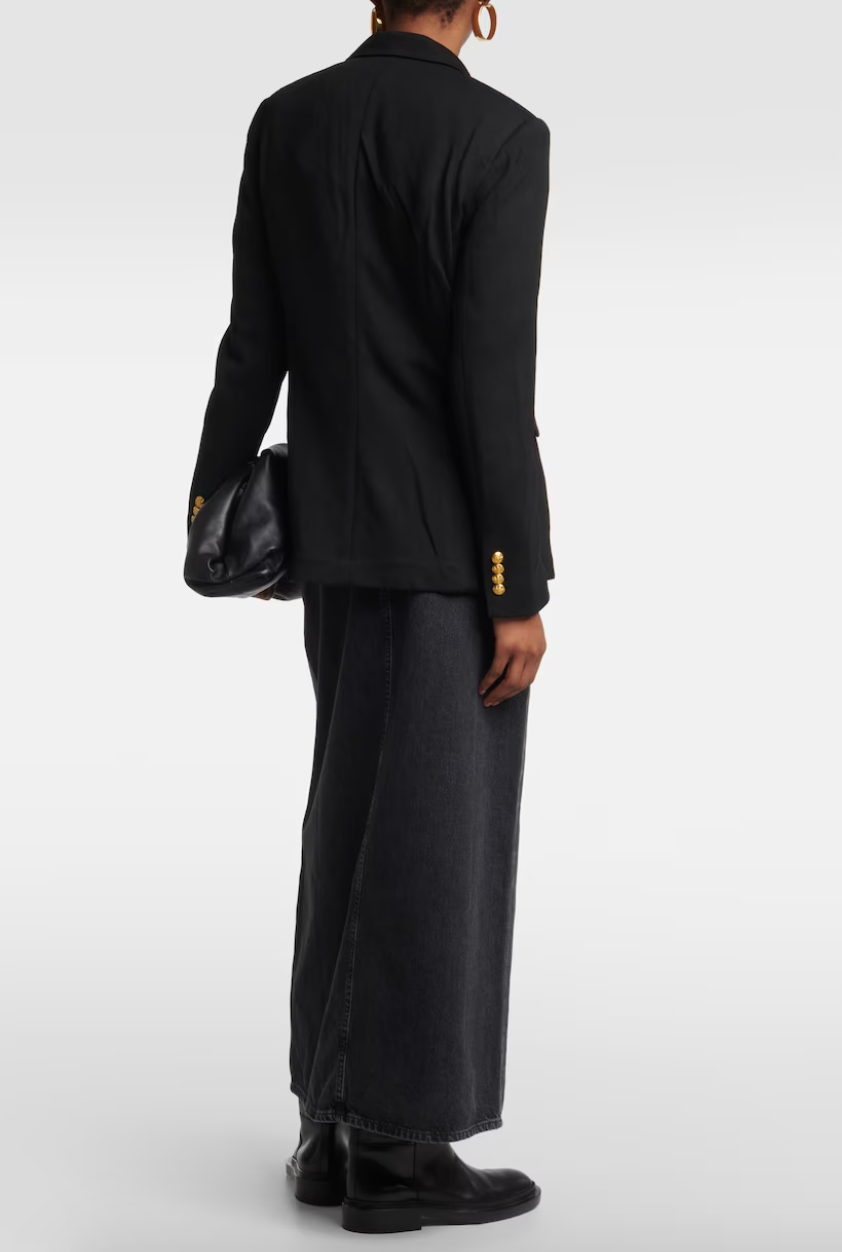Polo Ralph Lauren Black Double-Breasted Classic Blazer