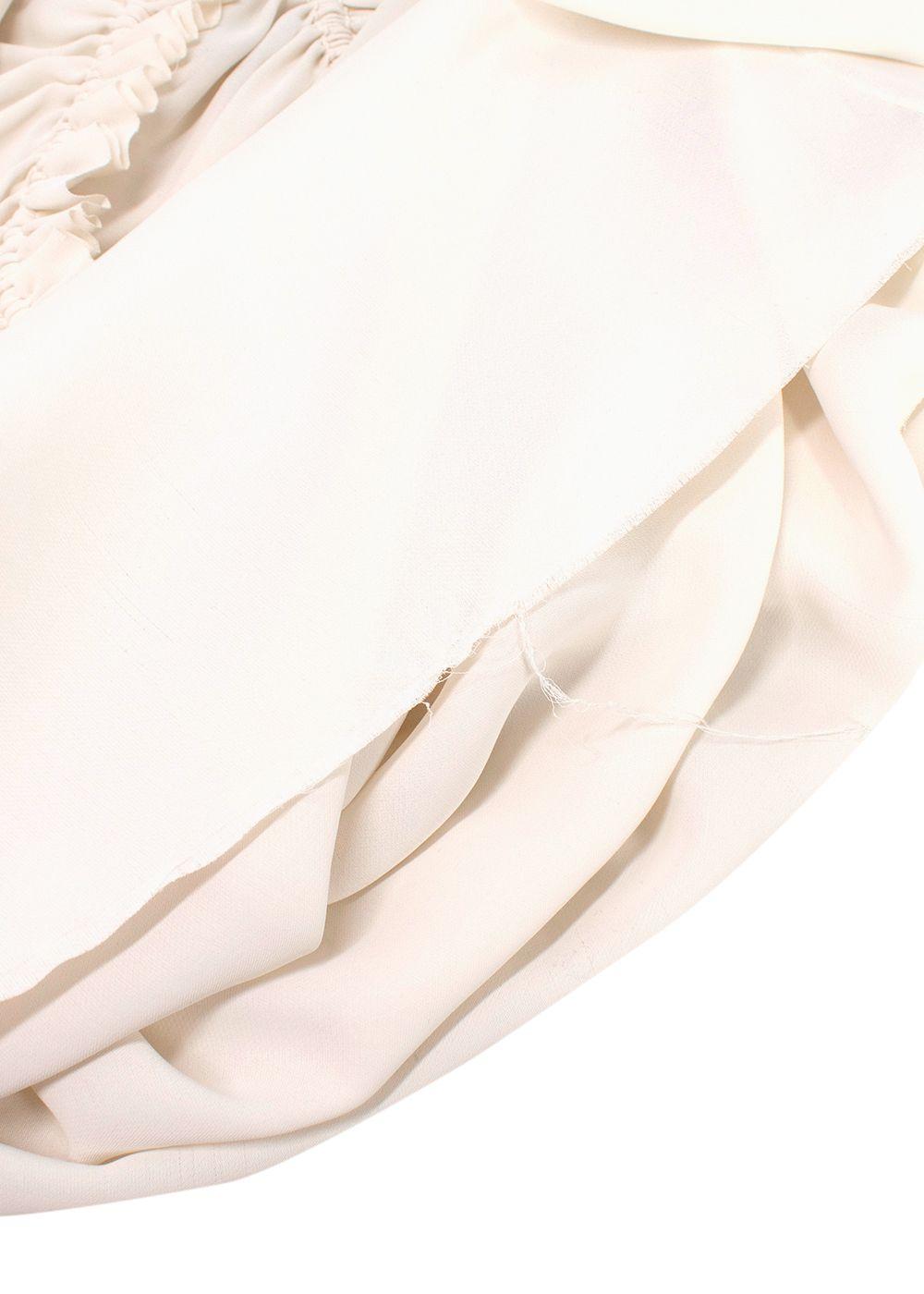 Elizabeth and James Cream Off-Shoulder Long Sleeve Blouse
