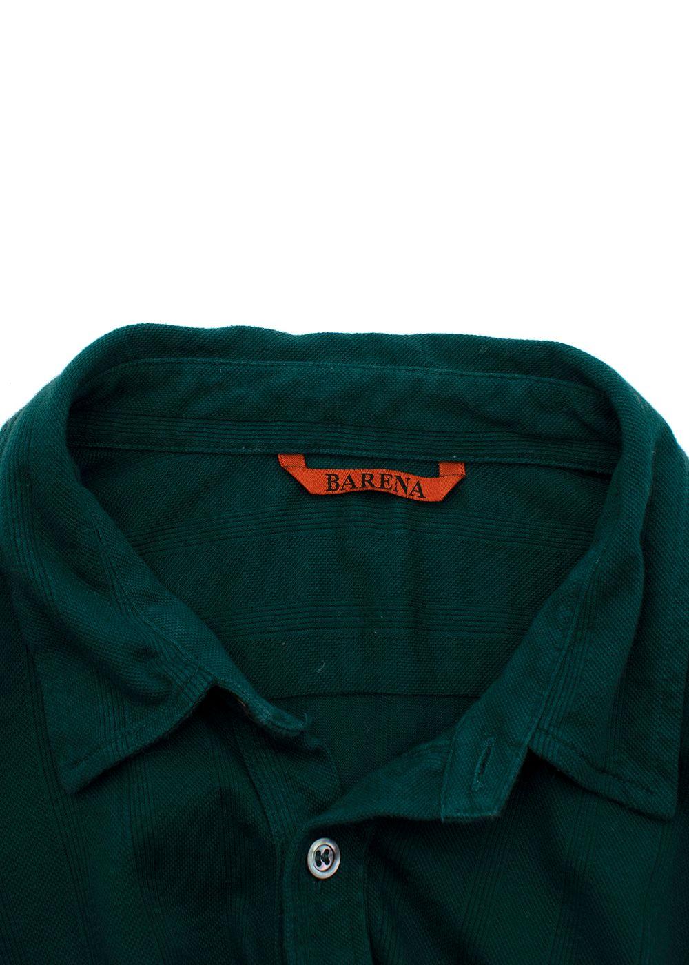 Teal Cotton Polo Shirt