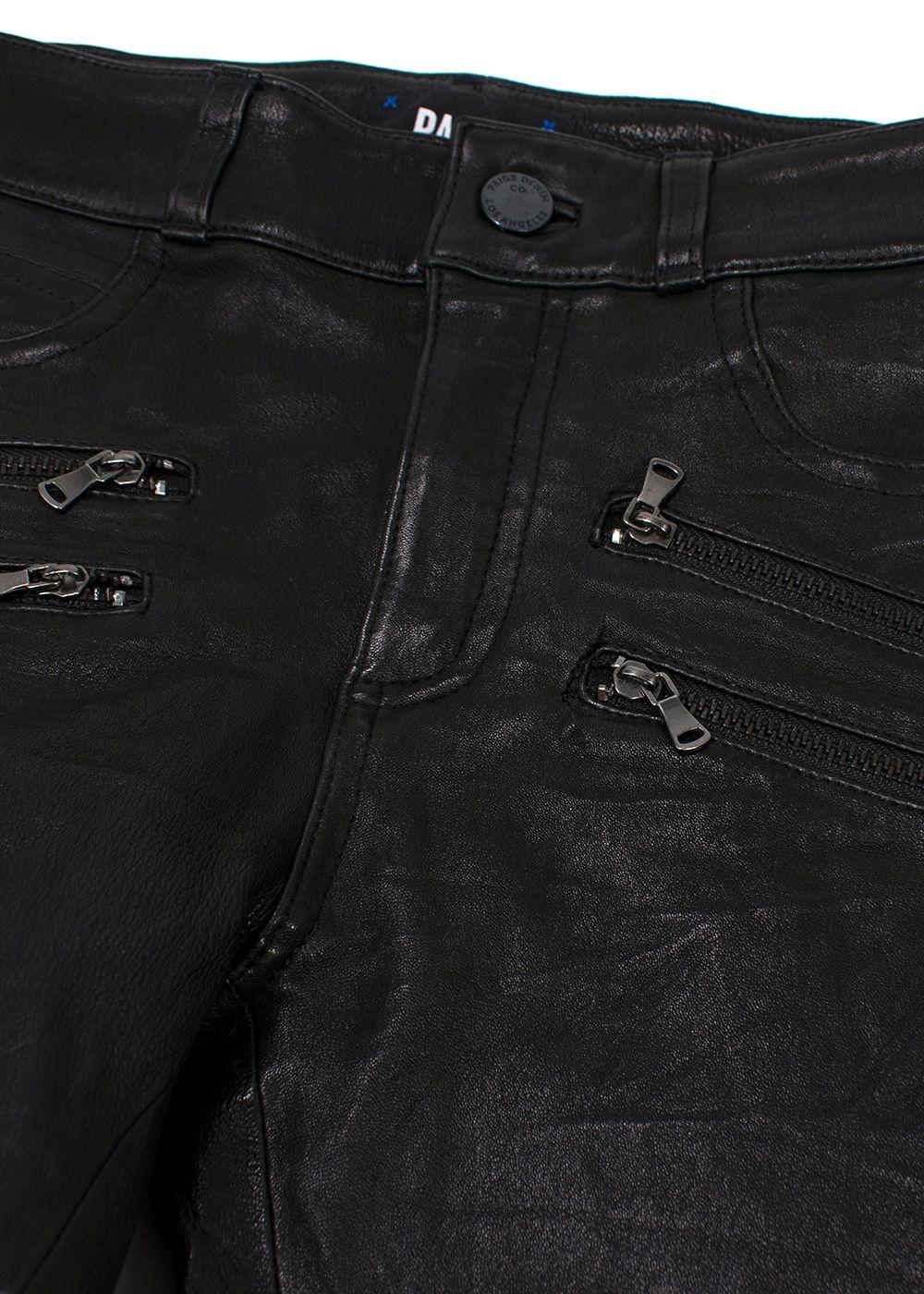 Edgemont Ankle Skinny Leather Trousers