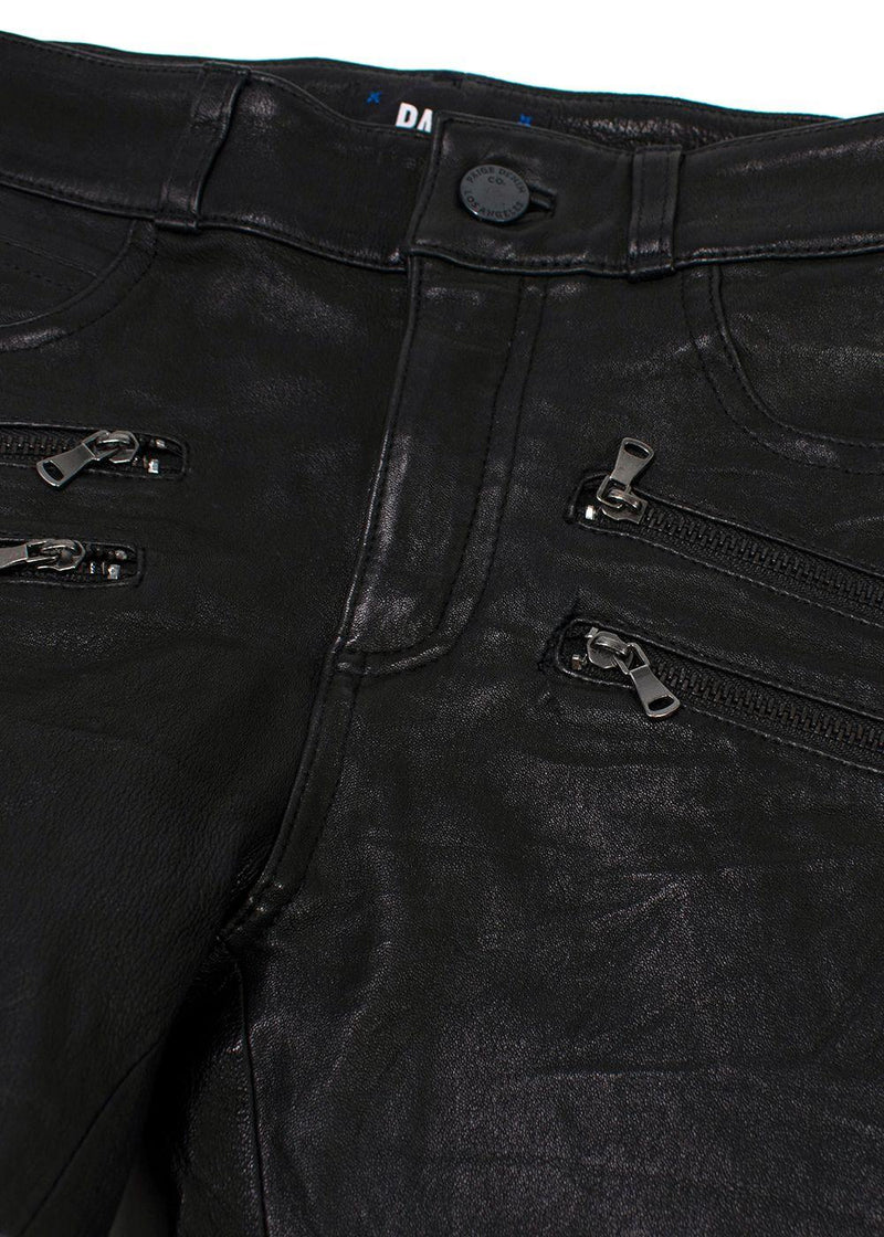 Edgemont Ankle Skinny Leather Trousers