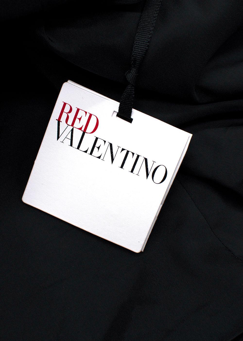 Red Valentino Black Wool Blend Cape