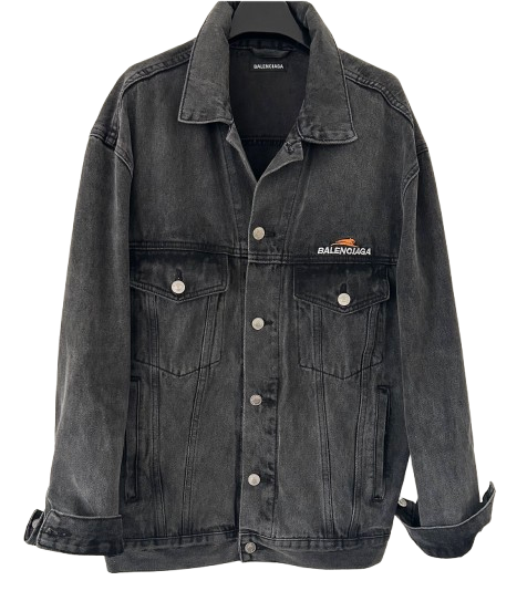 Oversized Button-Up Denim Jacket