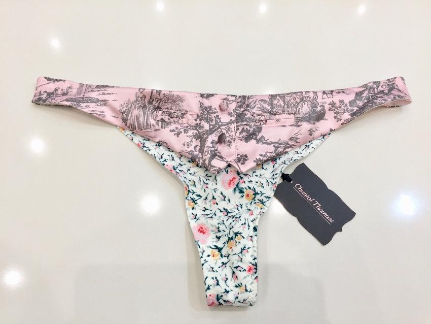 Chantal Thomass Romantic Toile & Flowers Print Pad Bra & Thong Set