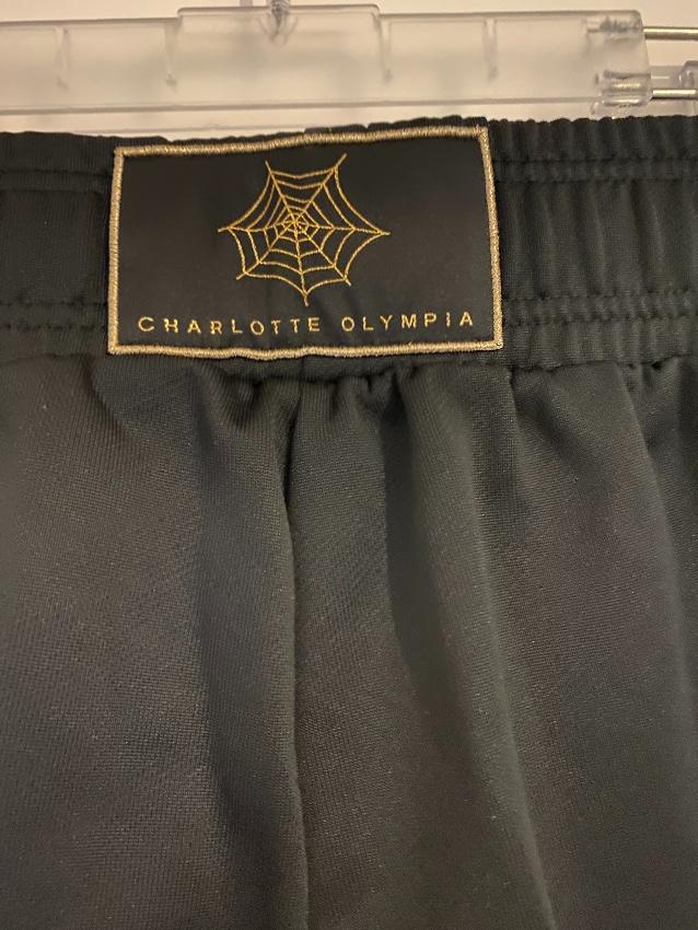 Charlotte Olympia x Puma drawstring black shorts