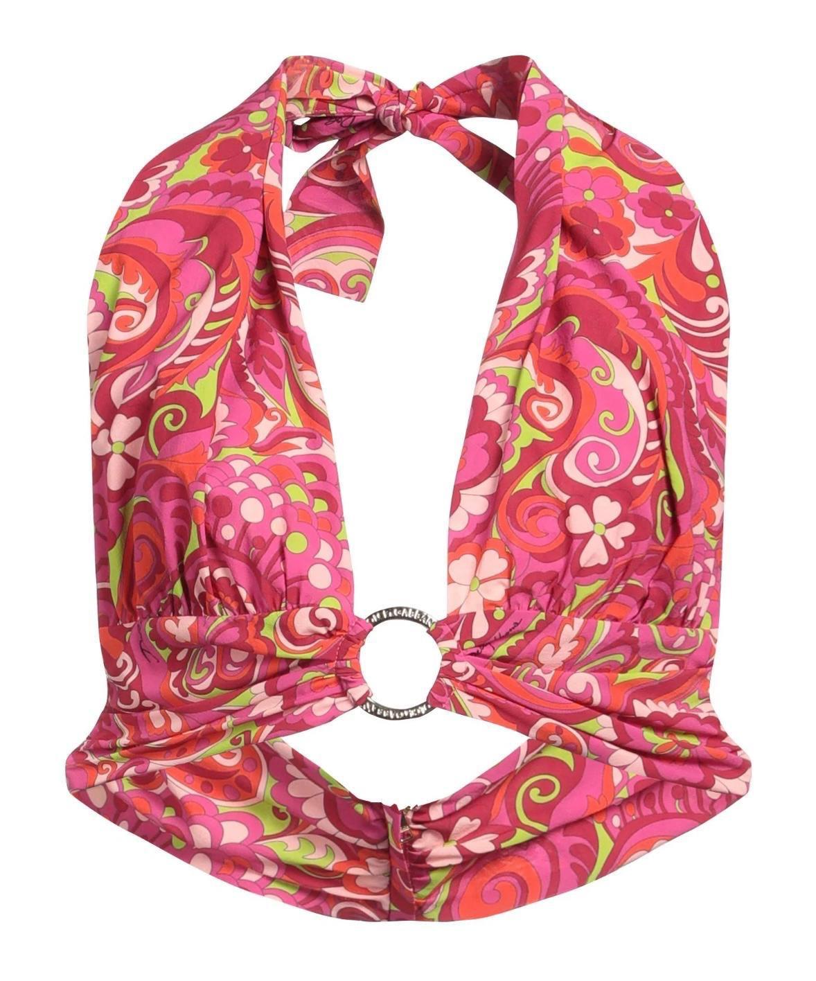 Dolce & Gabbana Printed Silk Top