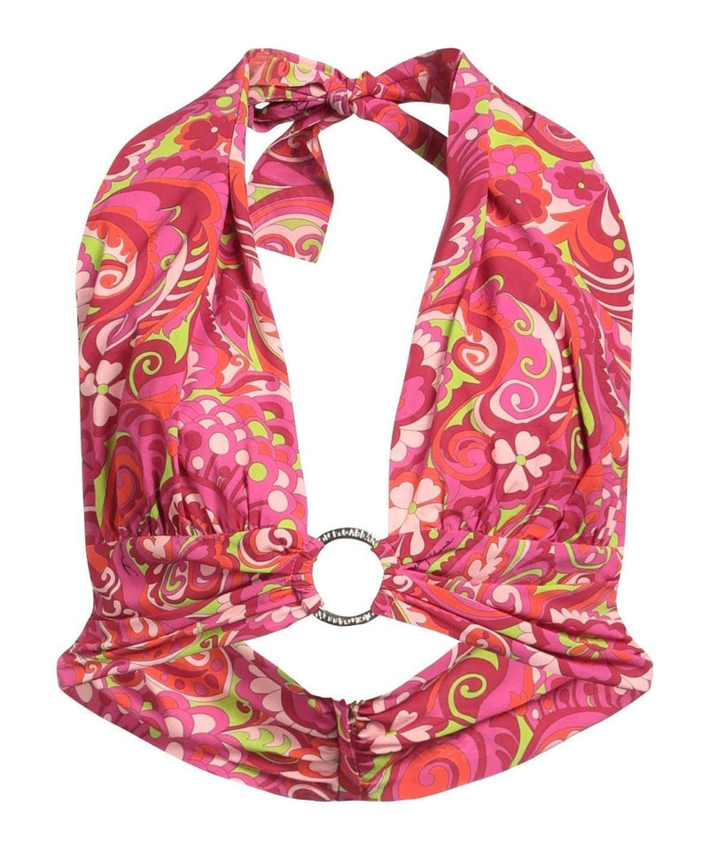 Dolce & Gabbana Printed Silk Top